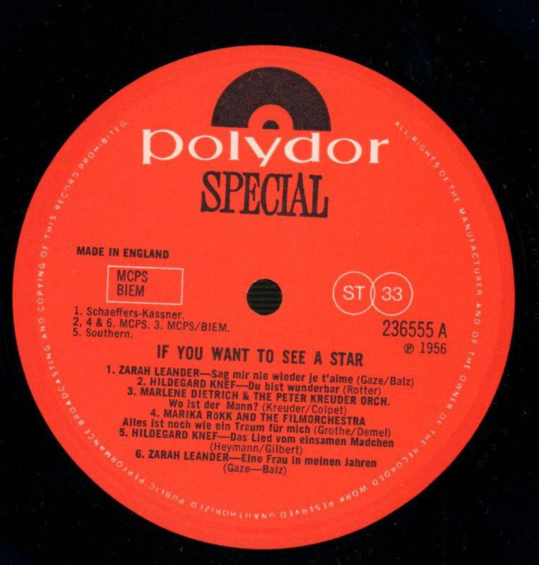 If You Want To See A Star-Polydor-Vinyl LP-VG/VG