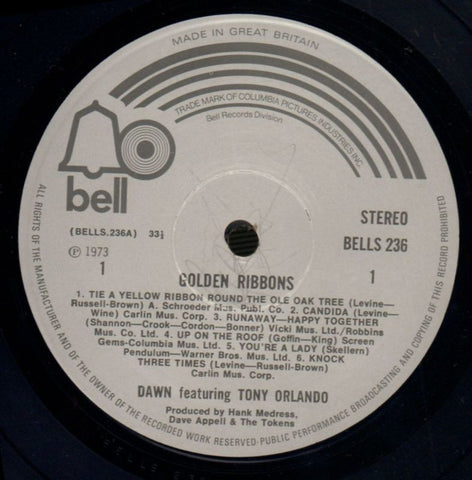 Golden Ribbons-Bell-Vinyl LP-VG/VG+