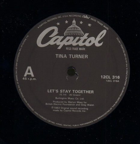 Let's Stay Together-Capitol-12" Vinyl-VG/VG