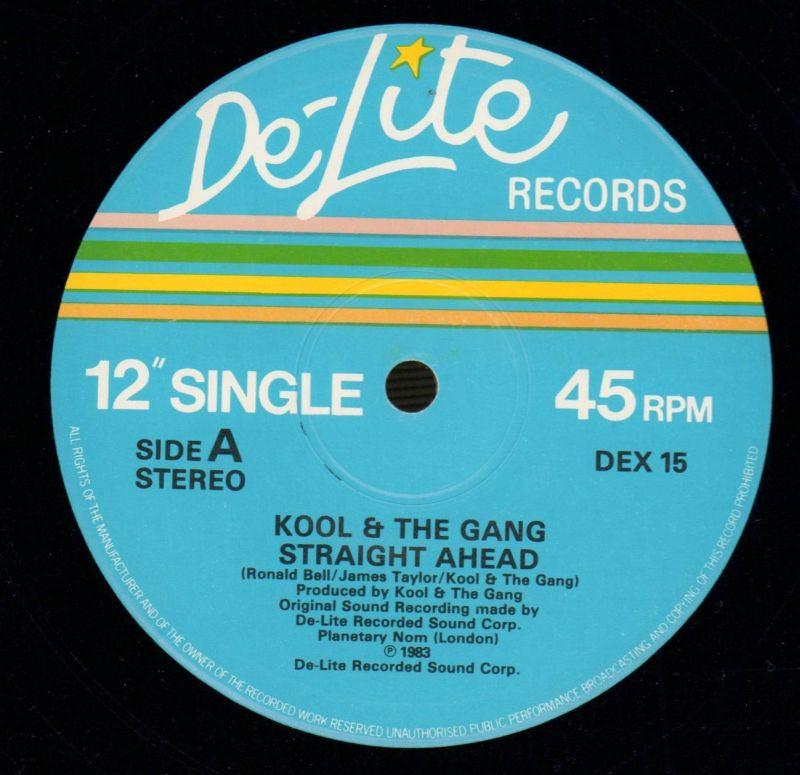 Straight Ahead-De Lite-12" Vinyl-VG/VG