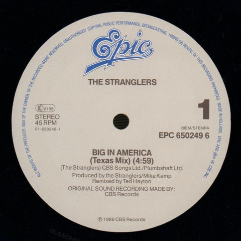 Big In America Maxi-Epic-12" Vinyl-VG/Ex