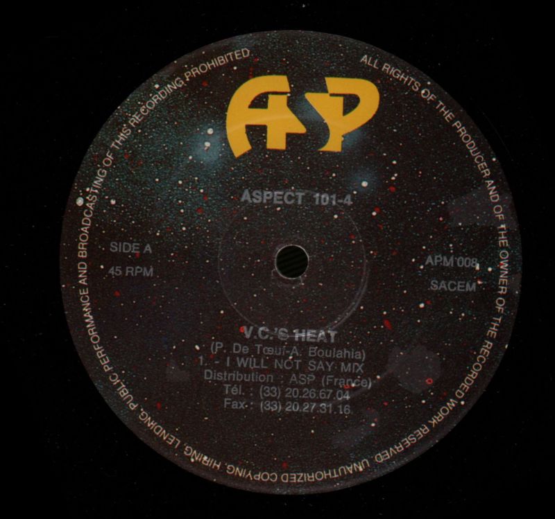 V.C'S Heat-AP-12" Vinyl-VG/Ex
