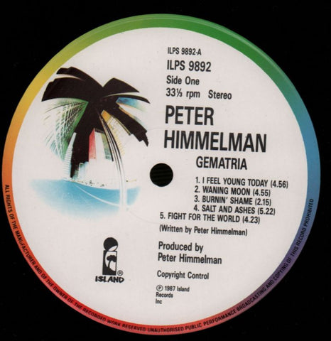 Gematria-Island-Vinyl LP-VG/NM