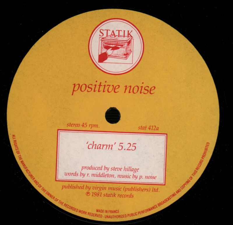 Charm-Statik-12" Vinyl-VG/Ex