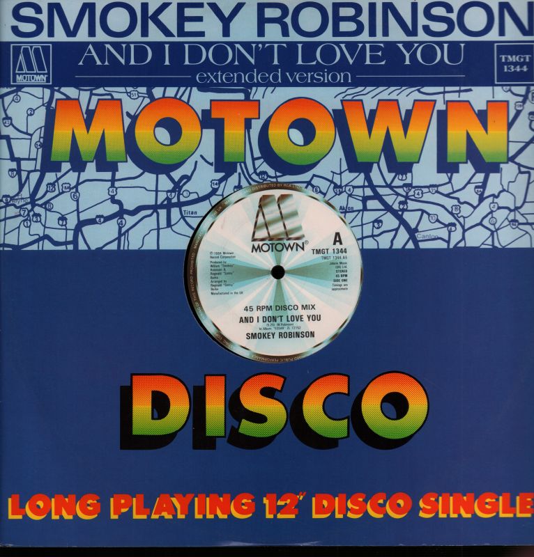 And I Don't Love You-Motown-12" Vinyl