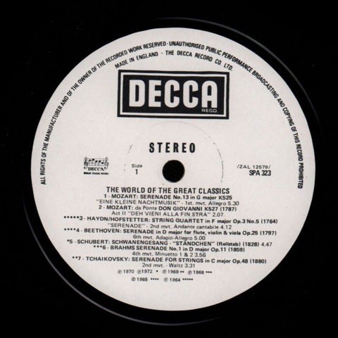 Serenade-Decca-Vinyl LP-VG/Ex