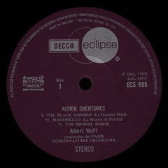 Auber Overtures-Decca-Vinyl LP-VG+/Ex