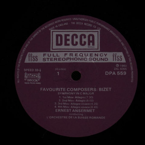 Favourite Composers-Decca-2x12" Vinyl LP Gatefold-VG/Ex