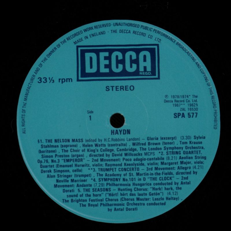 The World Of-Decca-Vinyl LP-VG/Ex