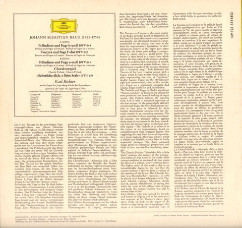 Orgelwerke-Deutsche Grammophon-Vinyl LP-VG-/VG
