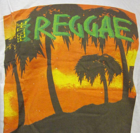 Feel The Reggae White-Men-Large-T Shirt-New