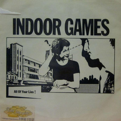 Indoor Games-All Of Your Lies-Holyrood-7" Vinyl