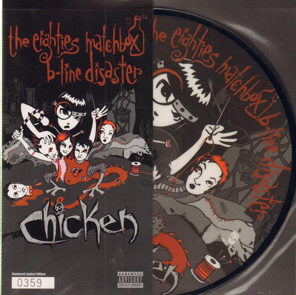 The Eighties Matchbox-Chicken-No Death Records-7" Vinyl Picture Disc