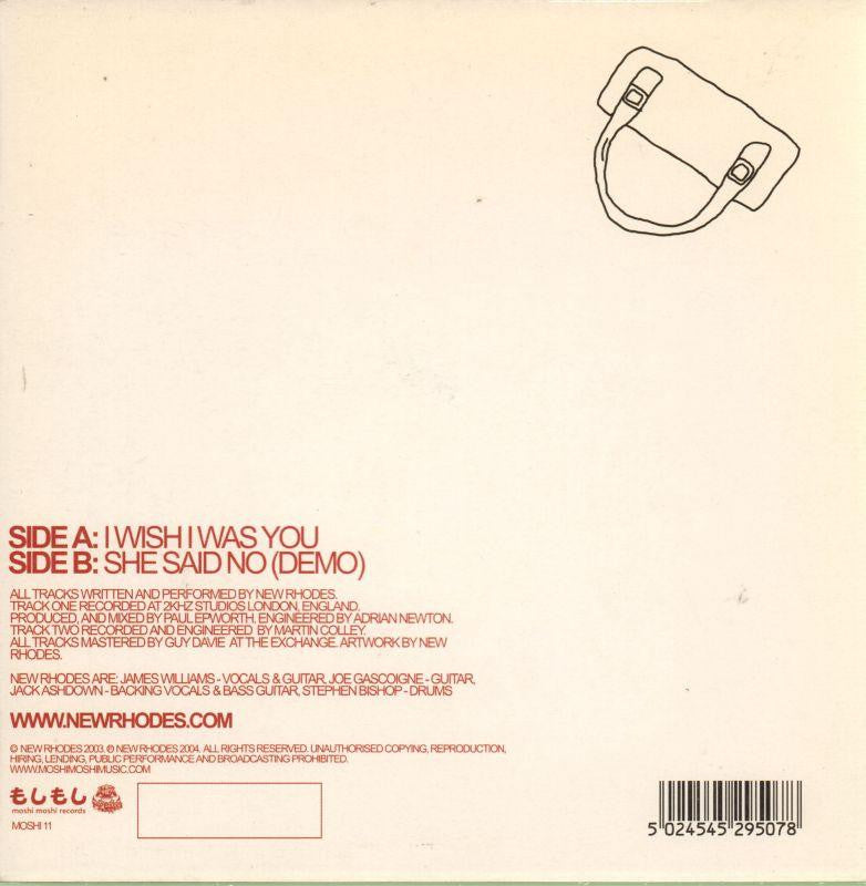 I Wish I Was You-Moshi Moshi-7" Vinyl P/S-M/M