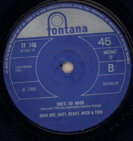 Bend It-Fontana-7" Vinyl-VG/VG