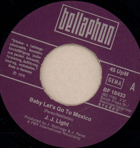 J.J Light-Baby Let's Go To Mexico-BF 18433-7" Vinyl