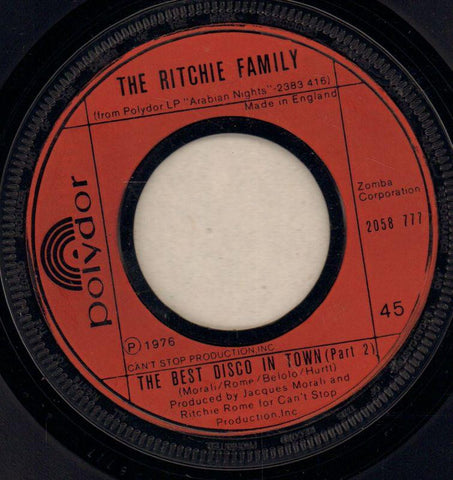 The Best Disco In Town-Polydor-7" Vinyl-VG/VG