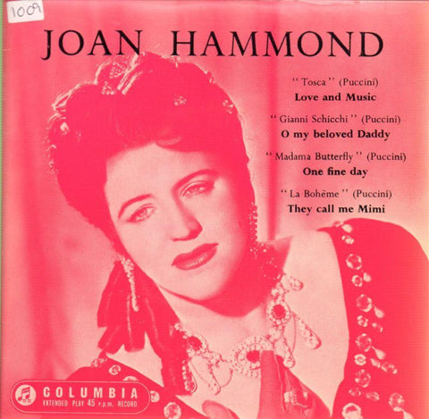 Joan Hammond-Joan Hammond E.P-Columbia-7" Vinyl P/S