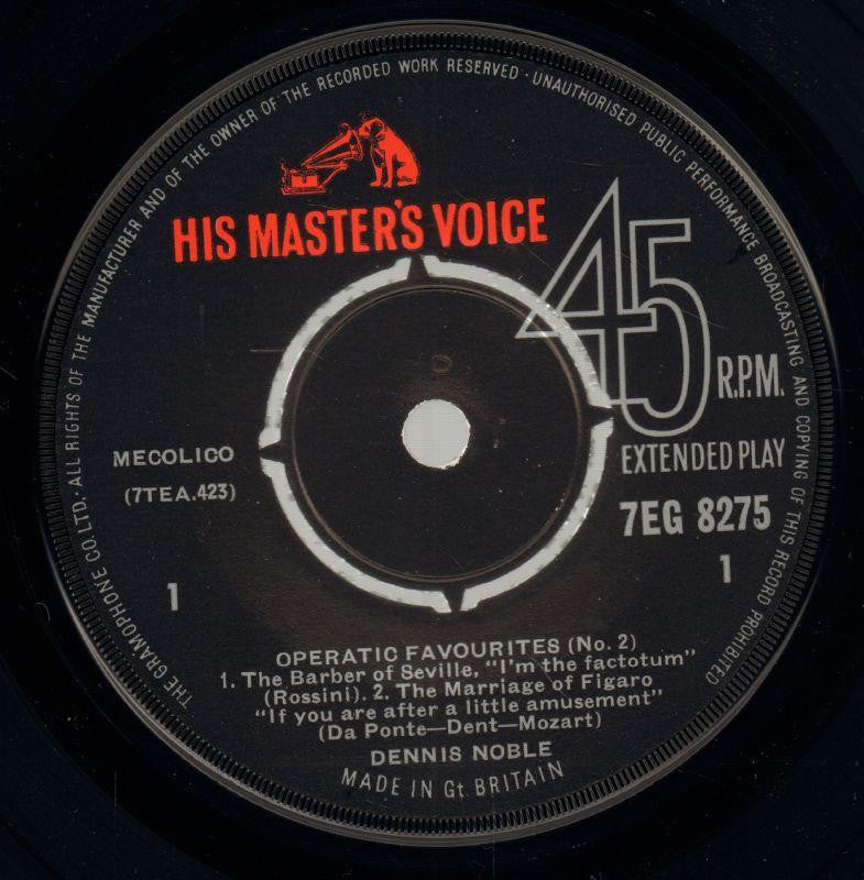 Operatic Favourites No.2 EP-HMV-7" Vinyl P/S-VG+/VG+