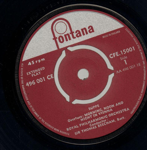 Overture: Morning, Noon & Night EP-Fontana-7" Vinyl P/S-VG+/Ex