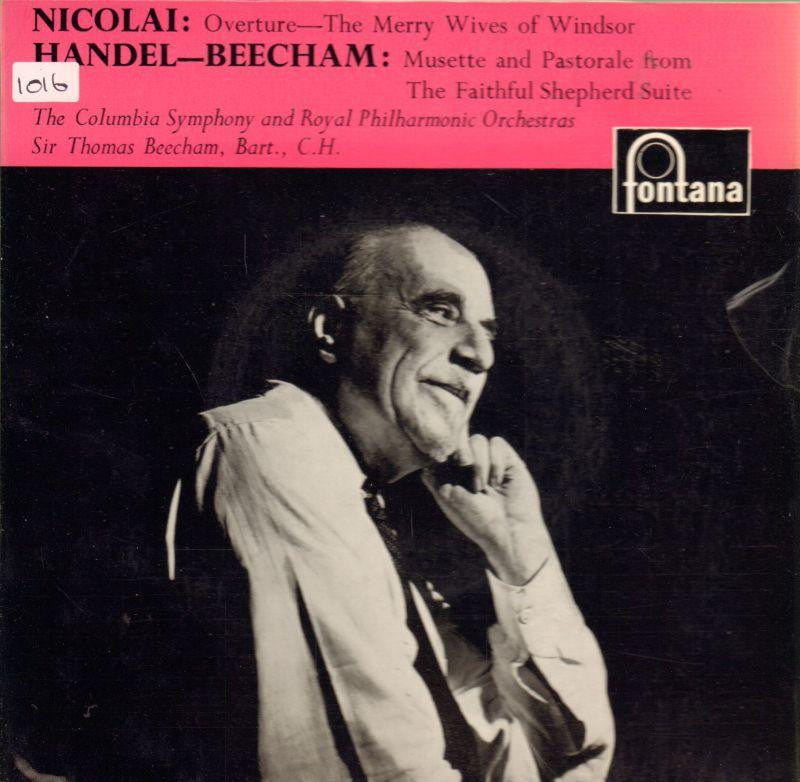 Nicolai/Handel-The Merry Wives Of Windsor / The Faithful Shepherd-Fontana-7" Vinyl P/S