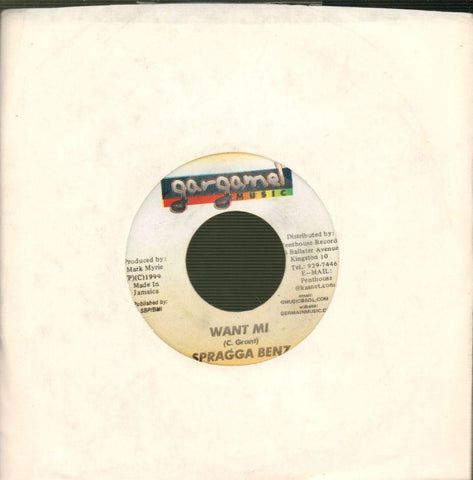 Spragga Benz-Want Mi-Gargamel Music-7" Vinyl