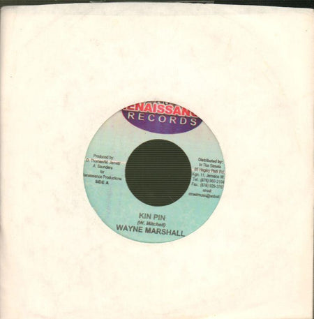Wayne Marshall / Bunji Garlin-Kin Pin / Raise U Hand-Renaissance Records-7" Vinyl