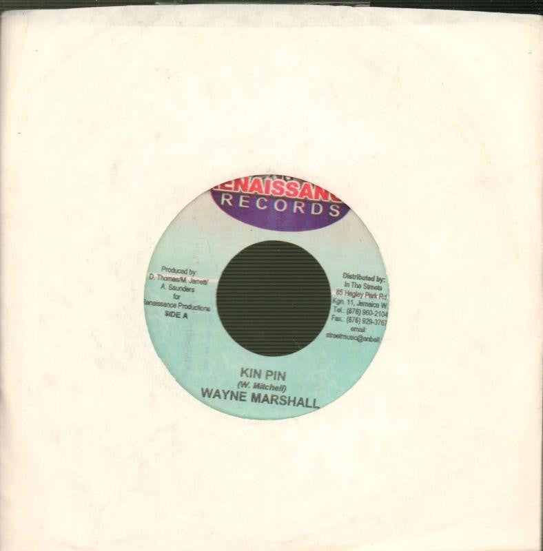 Wayne Marshall / Bunji Garlin-Kin Pin / Raise U Hand-Renaissance Records-7" Vinyl