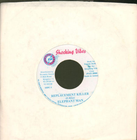 Elephant Man-Replacement Killer-Shocking Vibes-7" Vinyl