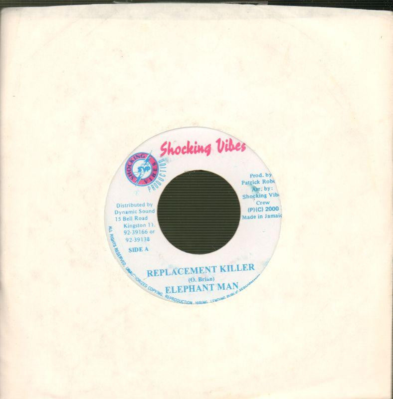 Elephant Man-Replacement Killer-Shocking Vibes-7" Vinyl