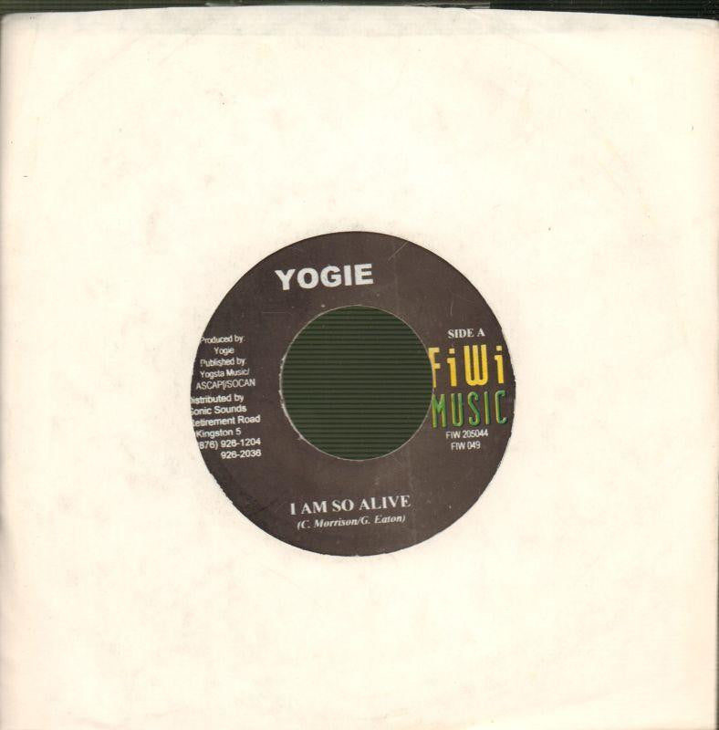 Yogie-I Am So Alive-Fiwi Music-7" Vinyl