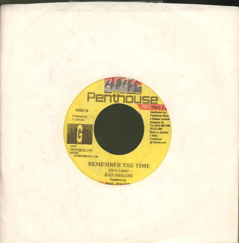 Ras Shiloh-Remember The Time-Penthouse-7" Vinyl