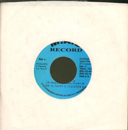 Mr G Nicly B Fletcher-Untitled-Mad-7" Vinyl