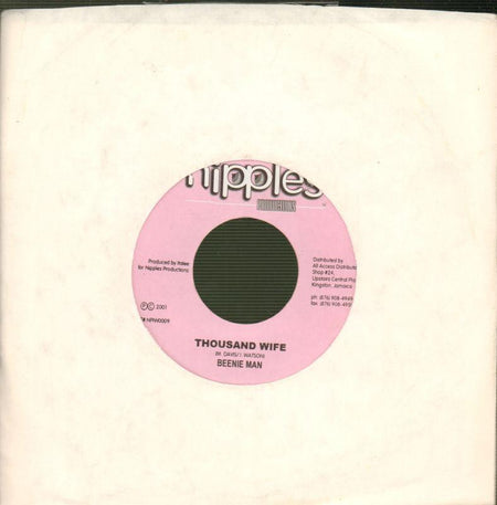 Beenie Man-Thousand Wife-Nipples-7" Vinyl