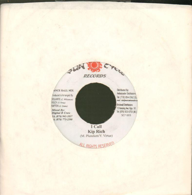 Kip Rich-I Call-Sun Cycle-7" Vinyl