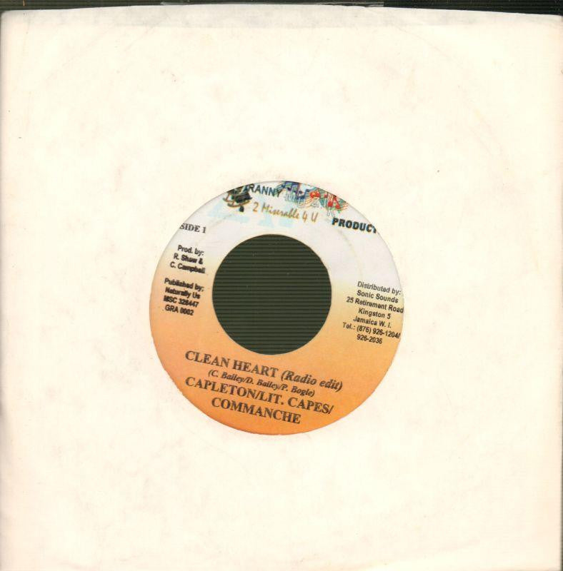 Capleton/Lit Capes/Commanche-Clean Heart-Granny Musik-7" Vinyl