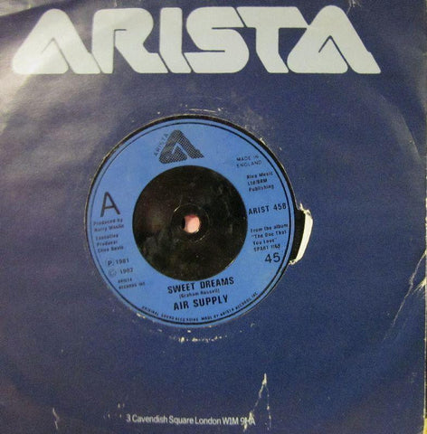 Air Supply-Sweet Dreams-Arista-7" Vinyl