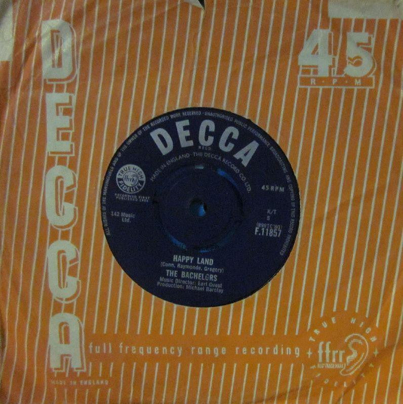The Bachelors-Happy Land-Decca-7" Vinyl