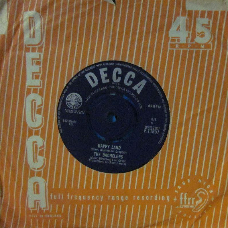 The Bachelors-Happy Land-Decca-7" Vinyl
