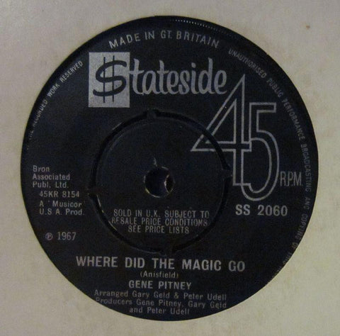 Gene Pitney-Where Did The Magic Go-Stateside-7" Vinyl