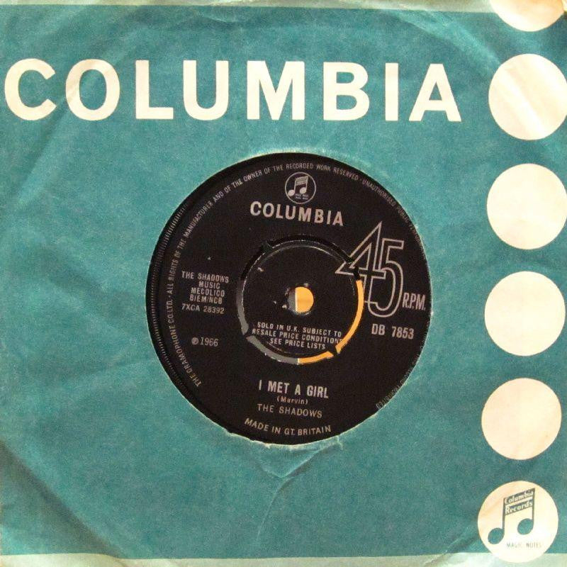 The Shadows-I Met A Girl-Columbia-7" Vinyl