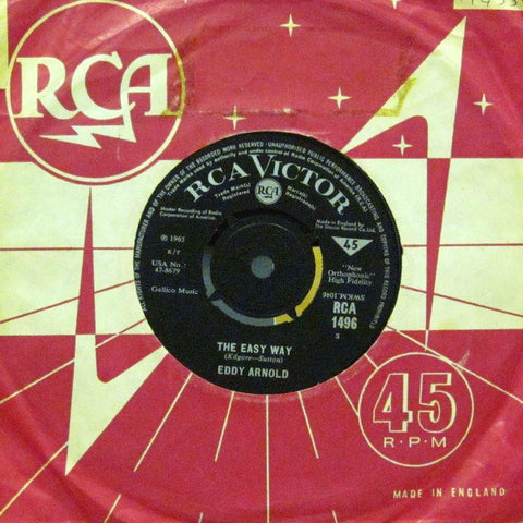 Eddy Arnold-The Easy Way-RCA Victor-7" Vinyl