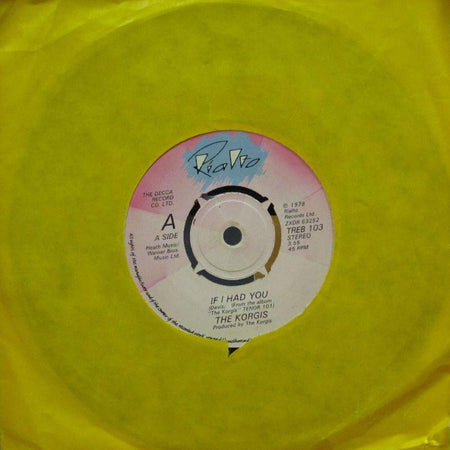The Korgis-If I Had You-Rialto-7" Vinyl