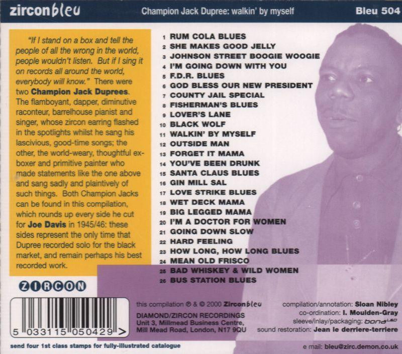 Walkin By Myself-Zircon-CD Album-New