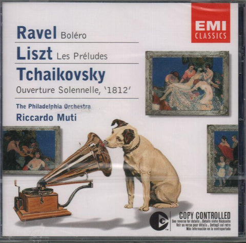 Ravel Liszt Tchaikovsky-Bolero Les Preludes 1812-CD Album