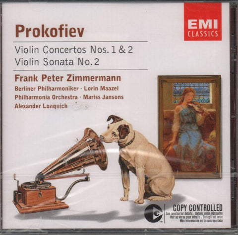 Prokofiev: Zimmermann-Violinkonsert-CD Album