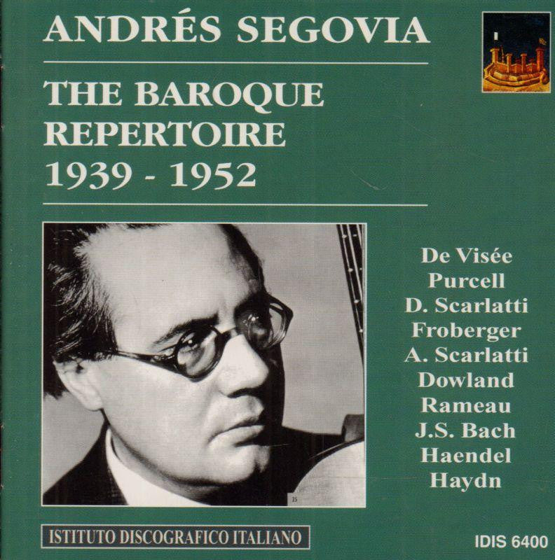 Segovia-The Baroque Repertoire-CD Album