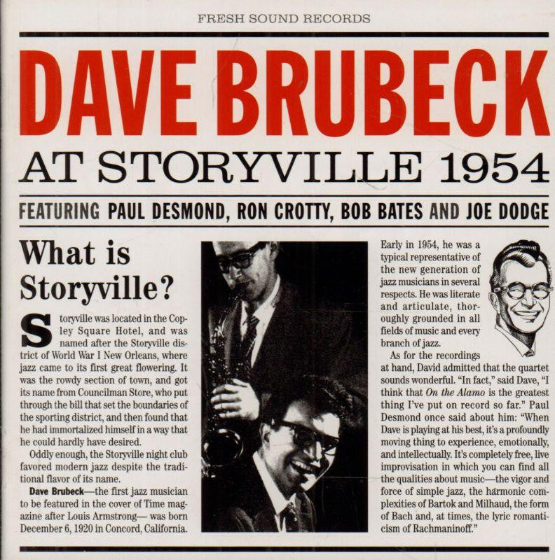 Dave Brubeck-At Storyville 1954-CD Album