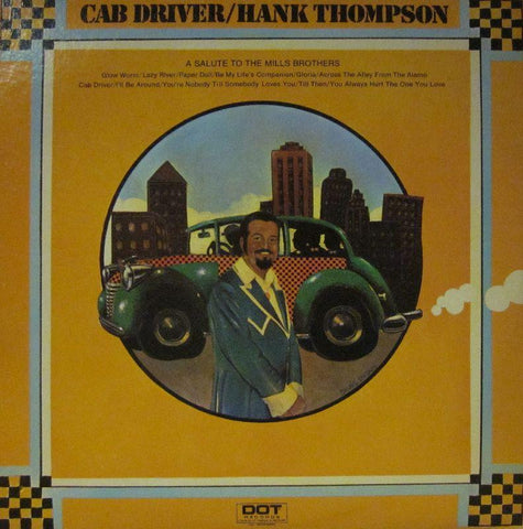 Hank Thompson-Cab Driver-Dot Records-Vinyl LP