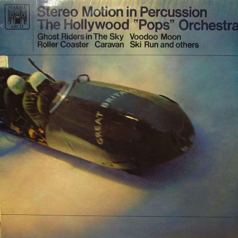 The Hollywood Pops Orchestra-Motion In Percussion-Marble Arch-Vinyl LP